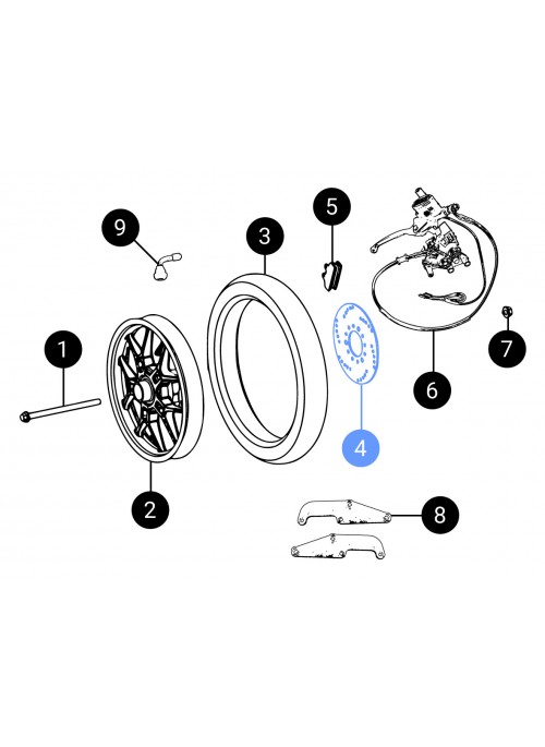 Bremsscheibe - vorne