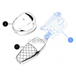 Gepäck/Heckträger für E-Roller