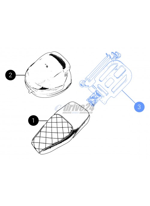 Gepäck/Heckträger für E-Roller