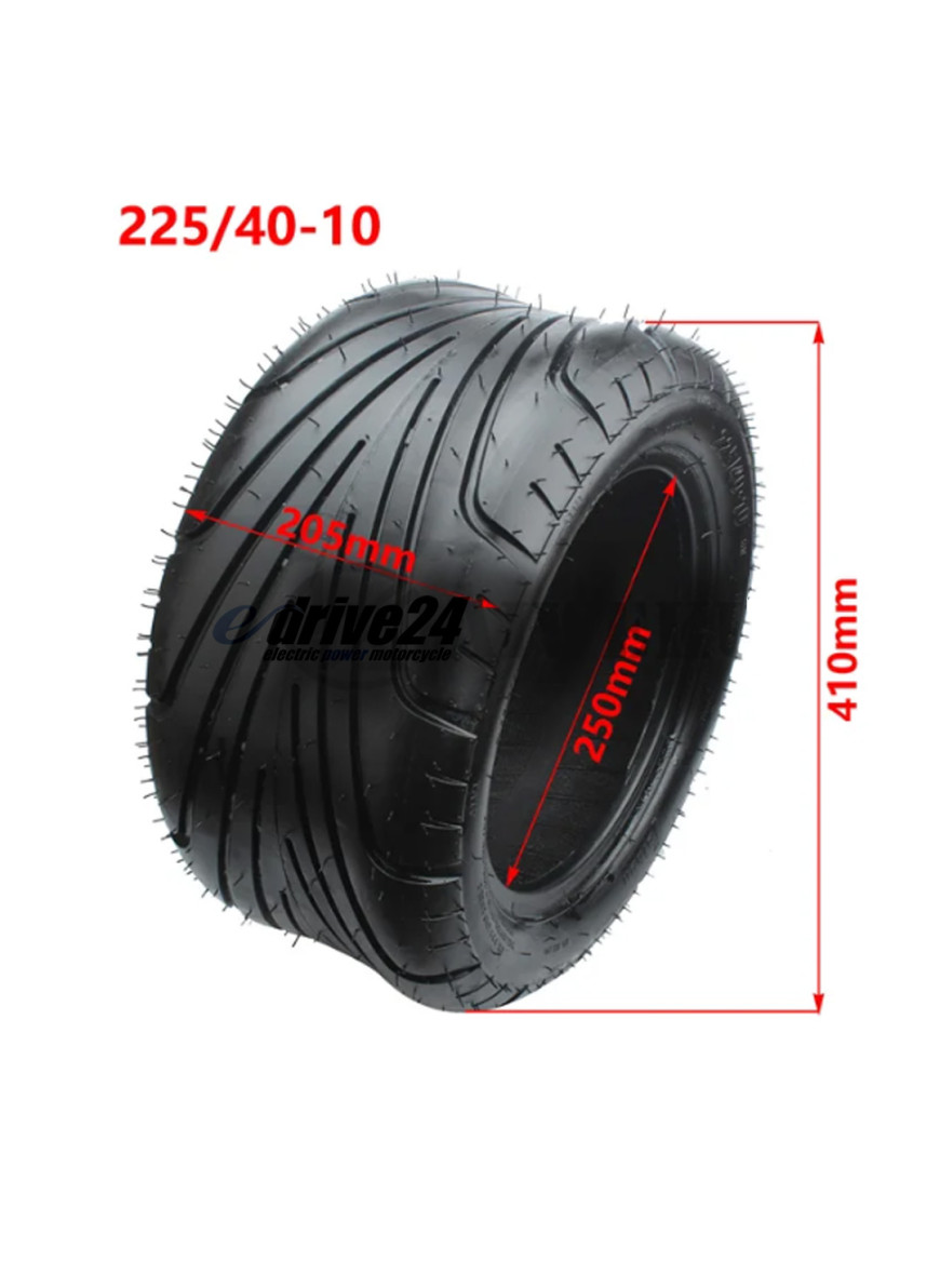 Reifen Pneu hinten (225/40R10)