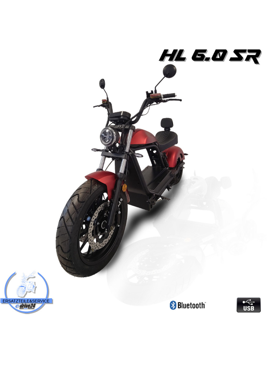 HL 6.0 SR City Dragon Davidson - 20 km/h Elektro Roller