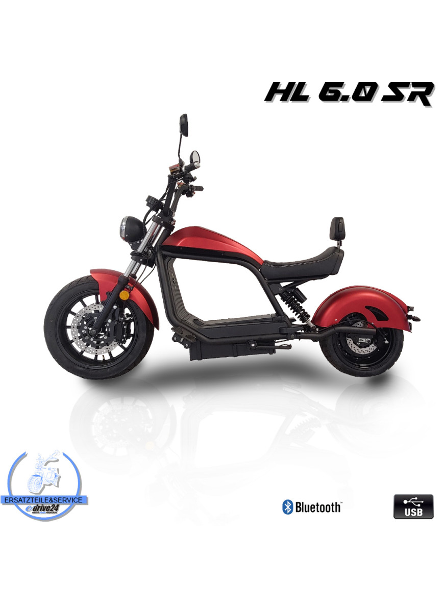 HL 6.0 City Dragon Davidson - 20 km/h Elektro Roller