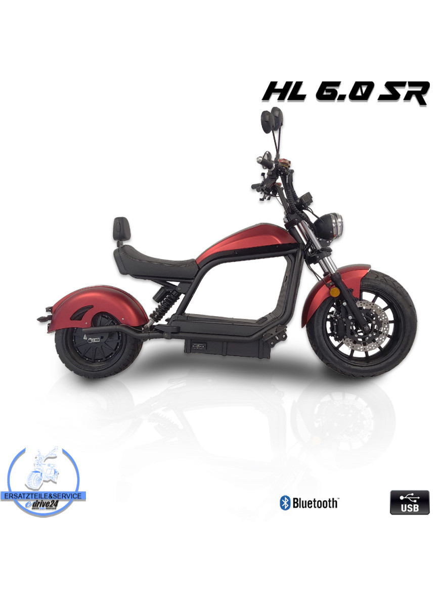 HL 6.0 City Dragon Davidson - 20 km/h Elektro Roller