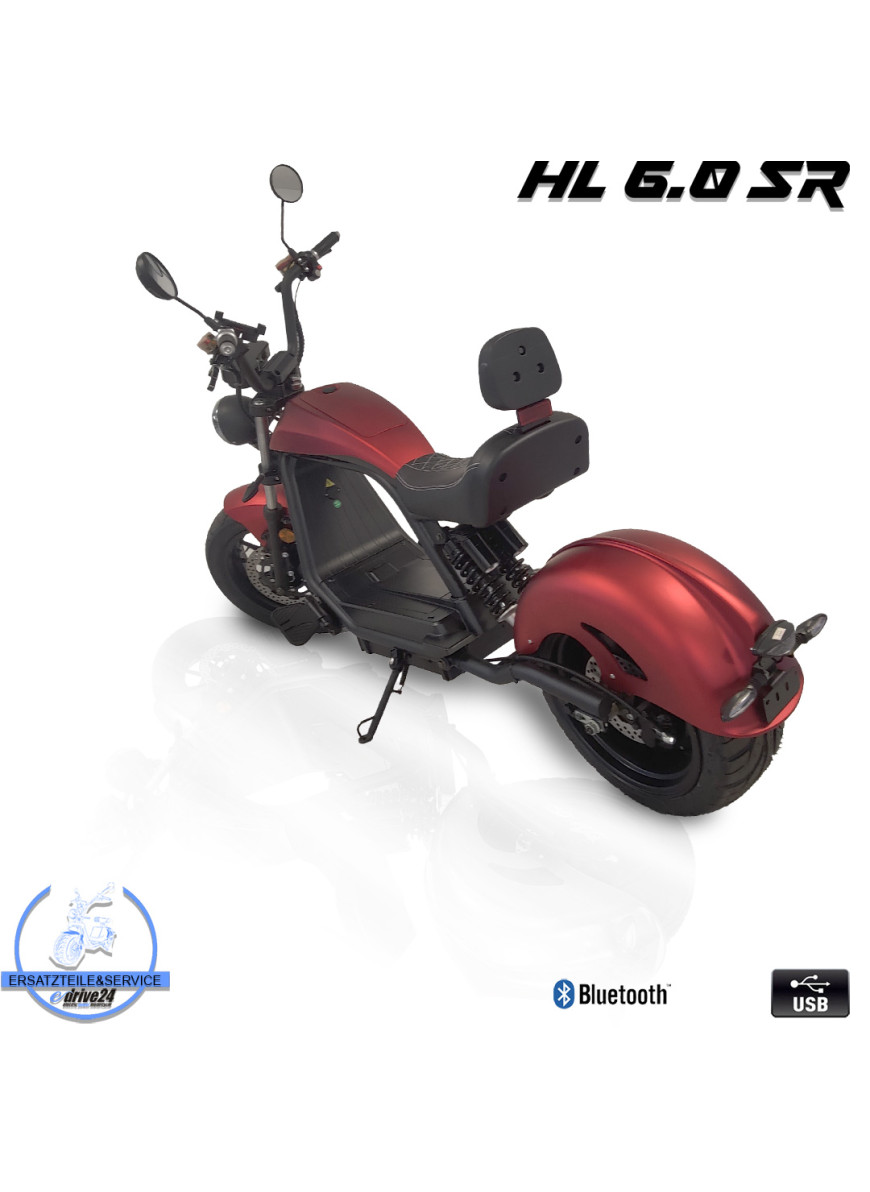 HL 6.0 City Dragon Davidson - 20 km/h Elektro Roller