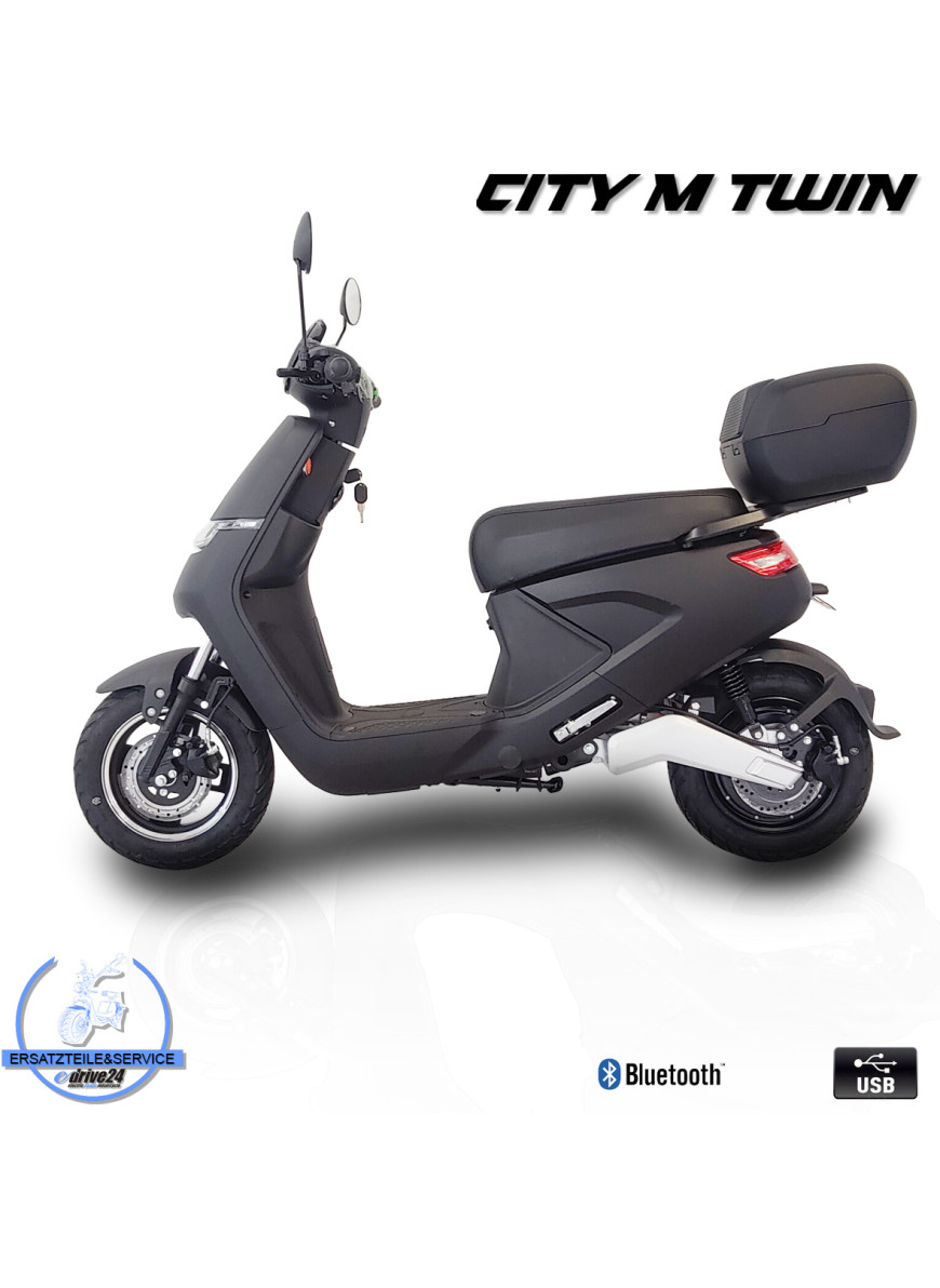 City M-Twin 20-25 km/h Elektro Roller 500W