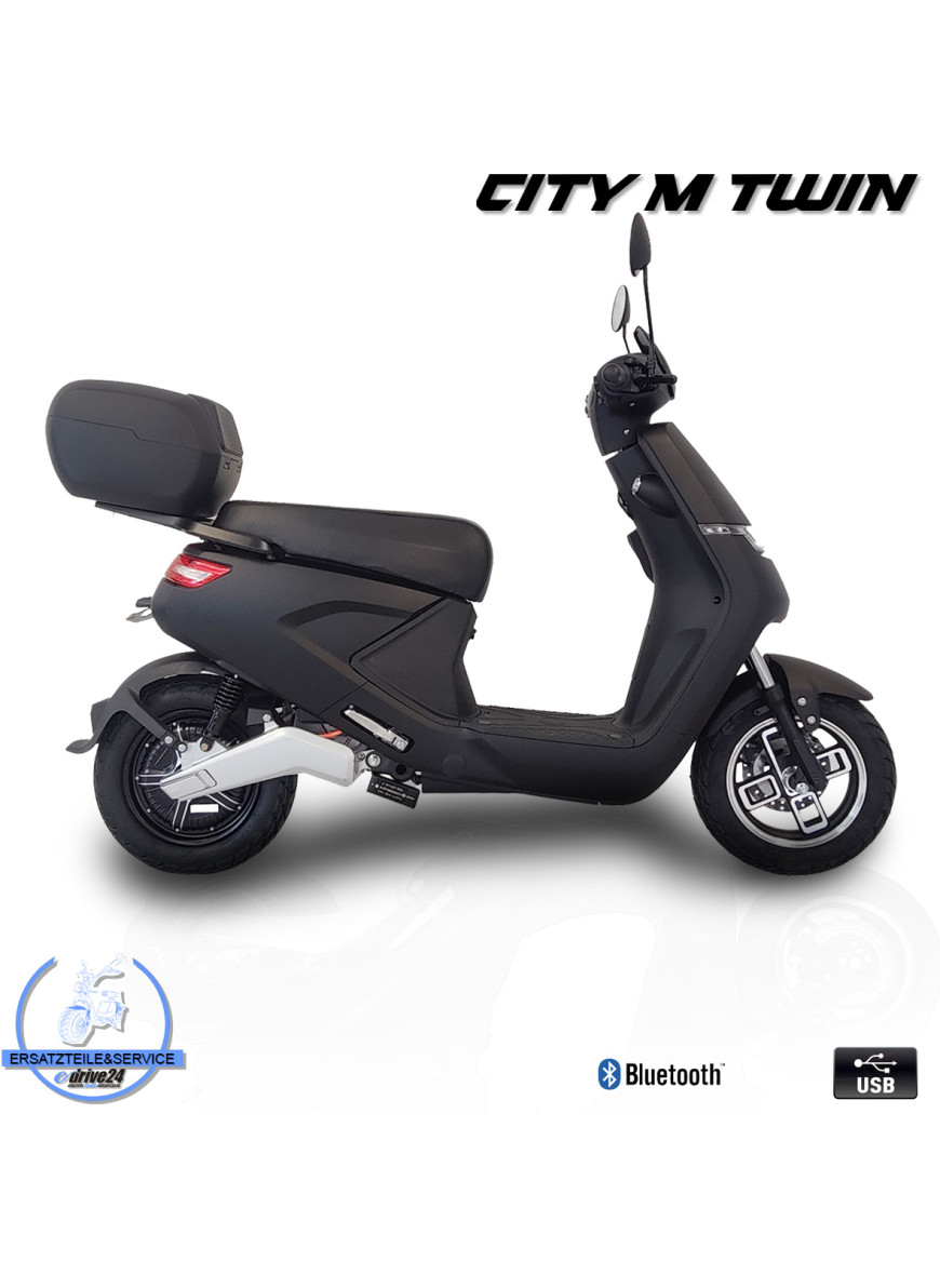 City M-Twin 20-25 km/h Elektro Roller 500W