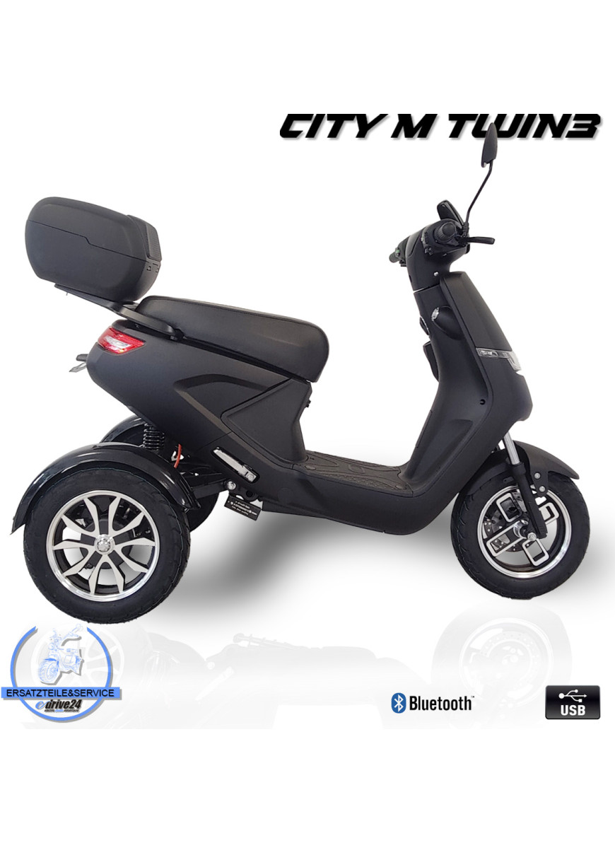 City M-Twin3 20-25 km/h Elektro Roller 500W