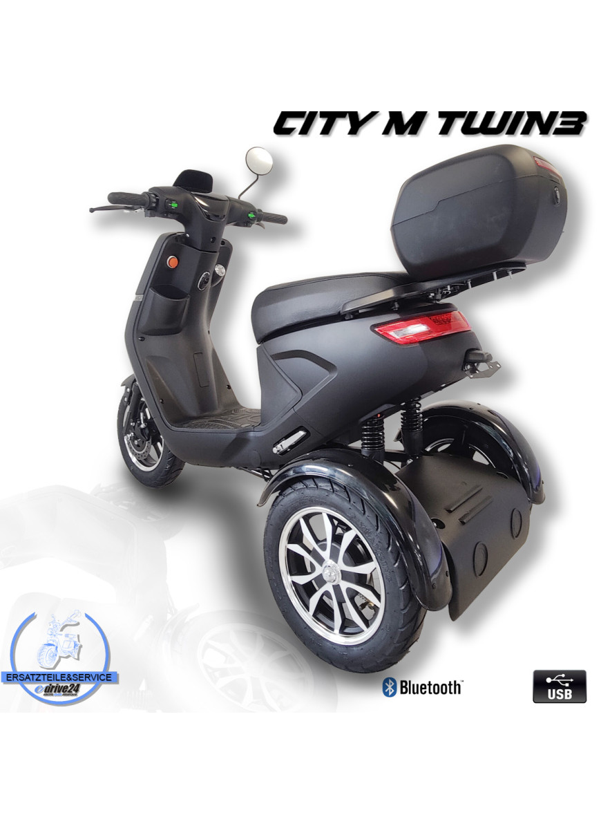 City M-Twin3 20-25 km/h Elektro Roller 500W