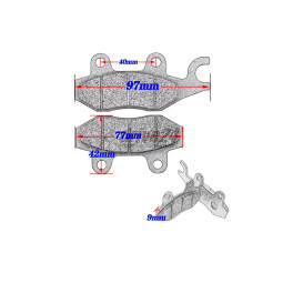 Bremsklotz-Satz Universal
