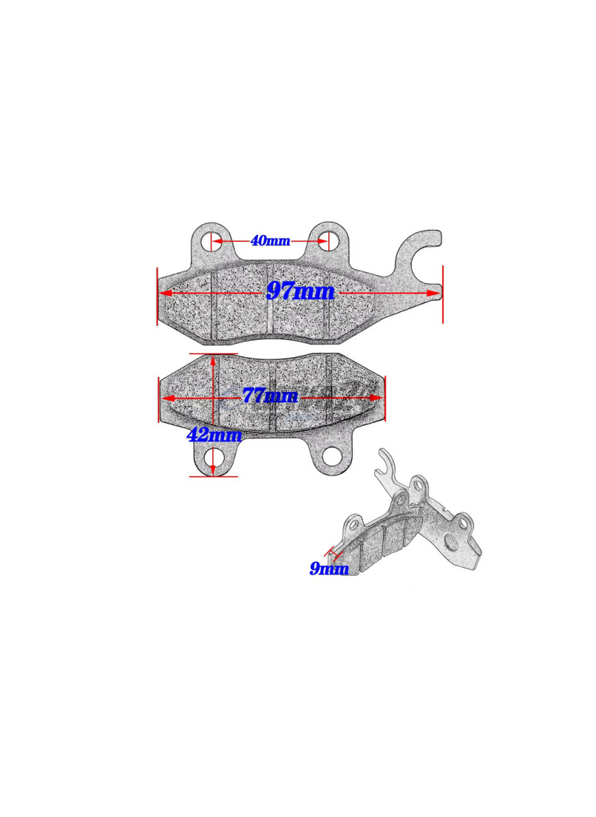 Bremsklotz-Satz Universal