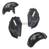 Schutzblech V.H.+ Fahrgestellabd. Set -Schwarz matt City Max RR-RS
