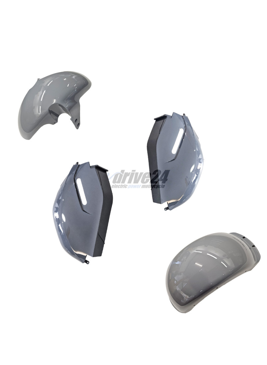 Schutzblech V.H.+ Fahrgestellabd. Set - grau glanz City Max RR-RS