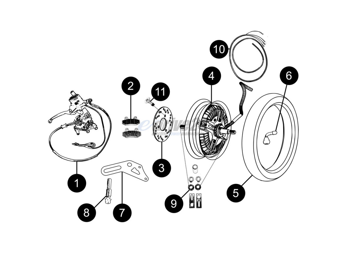 Big Ride HL 3.0 E03 - Hinterrad, Motor