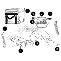 Q5 - F07 Schwinge Anbauteile  Hinten