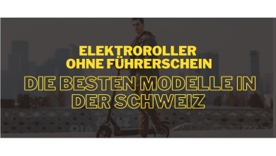 Elektroroller ohne Führerschein: Die besten Modelle in der Schweiz