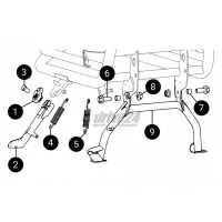 Ersatzteile NQi GT CARGO 35 F09 - Hauptständer, Seitenständer