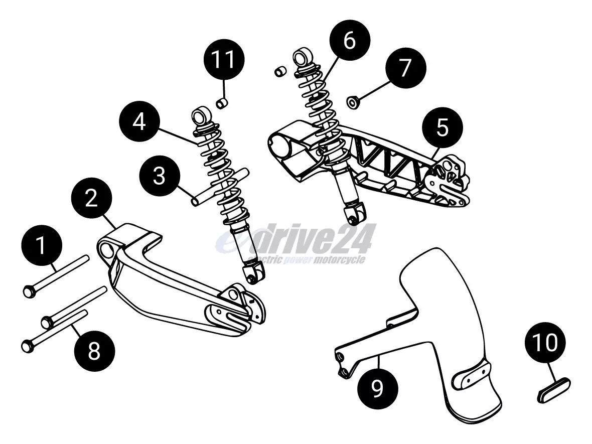 NQi GTs SPORT F13 - Dämpfer - Hinten