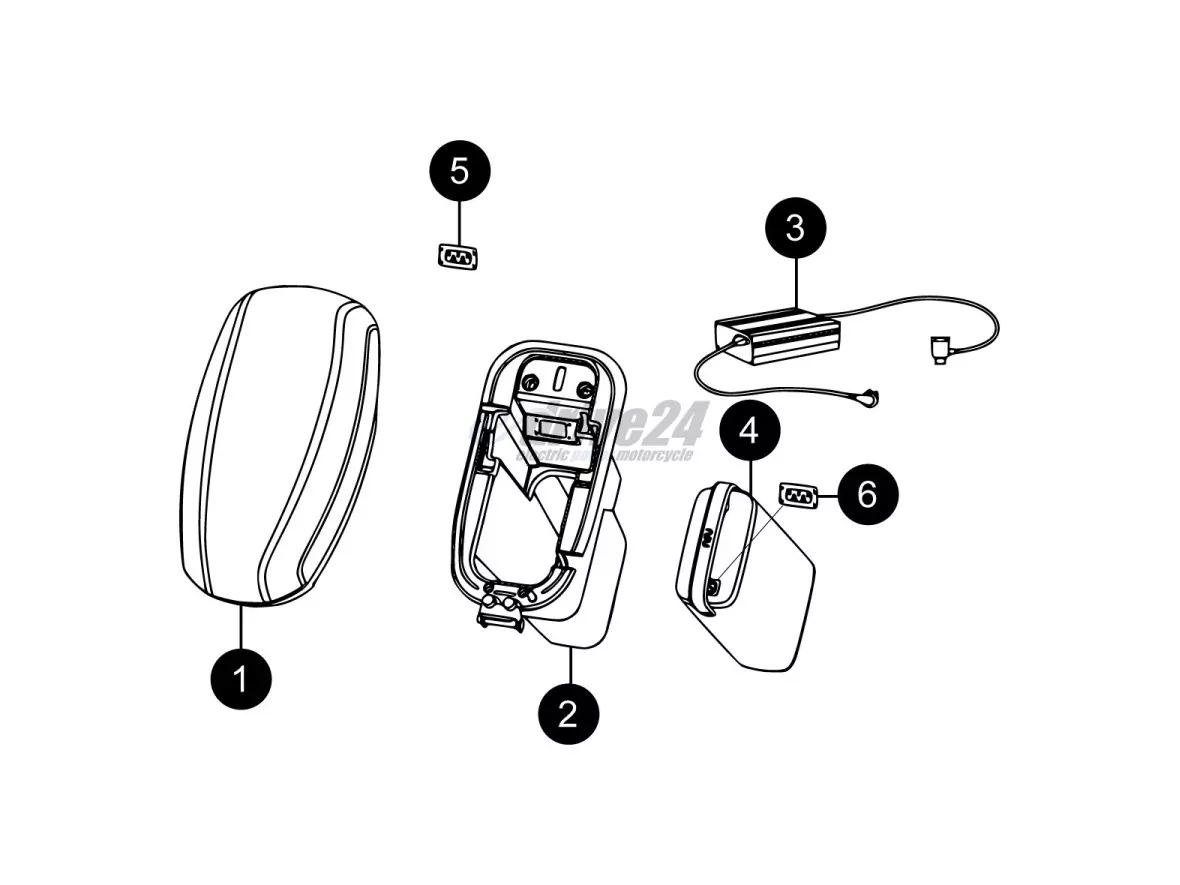 M-Twin - E01 Elektrik Sitz Batterie