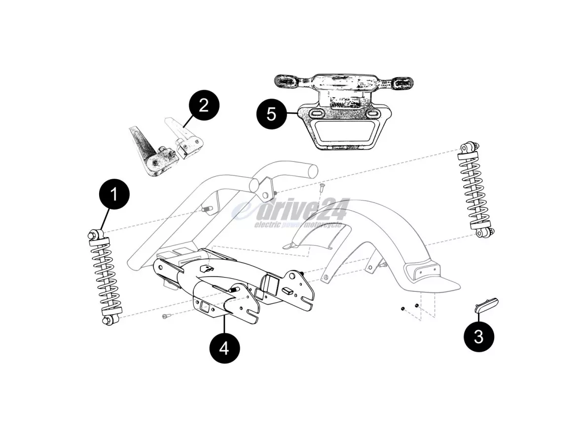 M-Twin - F07 - Schwinge Anbauteile Hinten