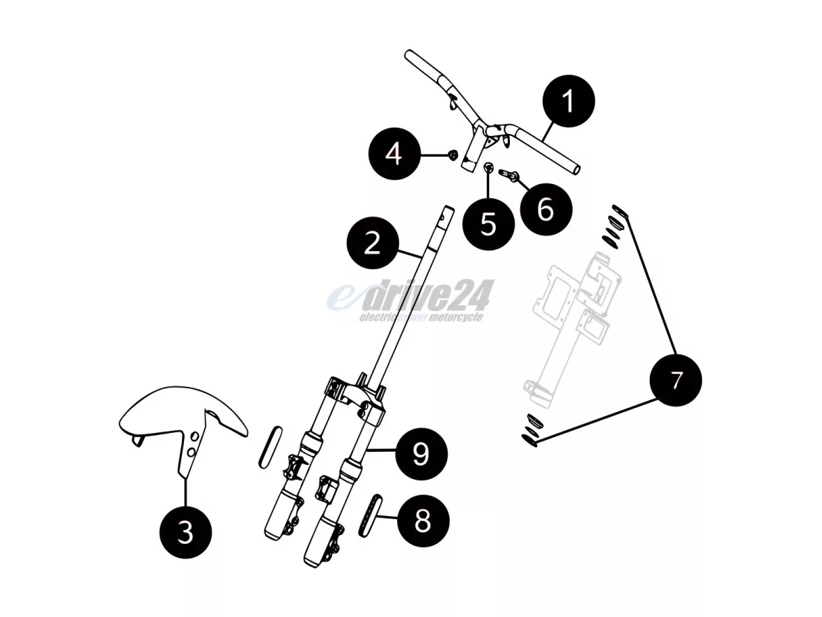 Q5 - F05 Gabel Anbauteile