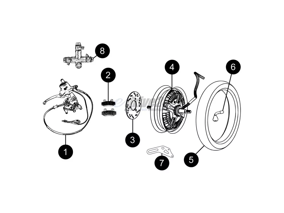 Robo S E05 - Hinterrad Motor